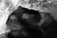 BCN Dudley No 1 Canal: Inside Dudley Tunnel. 1962