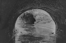 View from main tunnel out to Castle Mill Basin