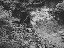 Dudley Tunnel North End, Quarry / Castle Mill Basin, entrance from North, 7 July 1962