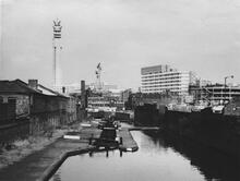 Farmers Bridge Lock 2 looking down, 9 September 1966