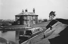 Fazeley Junction and house, April 1955