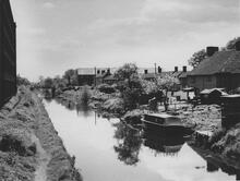 South from A5 Bridge at Fazelely Junction, 15 May 1966