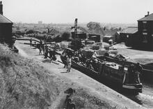 Cactus at Perry Barr Top Lock 1 from Walsall Road Bridge (A34), 29 May 1966