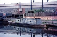 Leonard Leigh tug CHRISTOPHER JAMES at Lane Head, Wyrley & Essington Canal, 1966