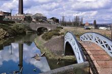 BCN Wyrley & Essington Canal. Ogley Junction looking towards Anglesey branch. 09/04/1972