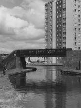 Catshill Junction from Daw End Branch, 9 April 1972
