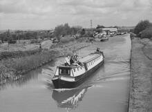 NB Charles Fernie, Southbound from Norton Canes Docks, 8 May 1971