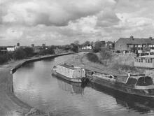 North of Hollanders Bridge, Queen Street, Walsall Wood, 9 April 1972