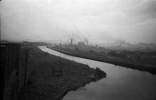 Looking NNW, Barnfield Bridge, Daw End Branch 03/66