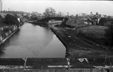 Looking E, Wedensfield Junction with the Bentley Canal 29/11/71