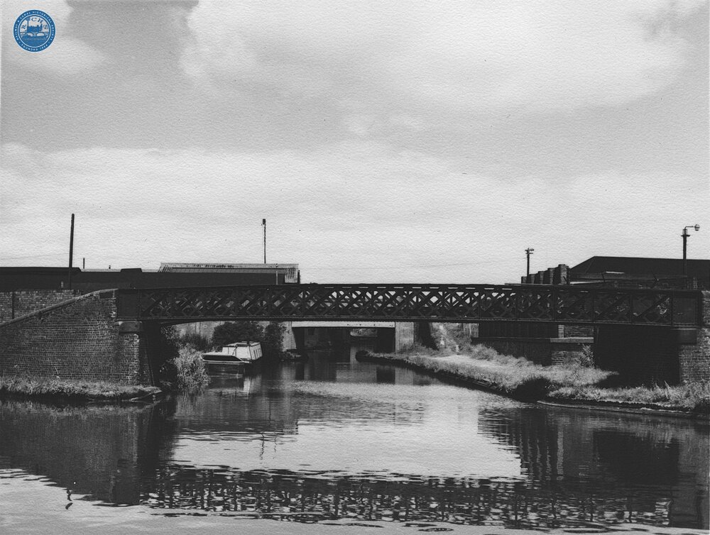 Pudding Green Junction looking into Wednesbury Old Canal, 11 July 1970