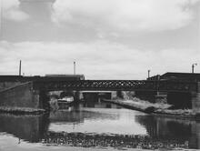 Pudding Green Junction looking into Wednesbury Old Canal, 11 July 1970
