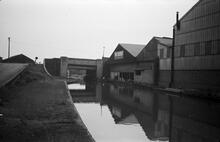 Izon Bridge looking West, Wednesbury Old Canal, 1965