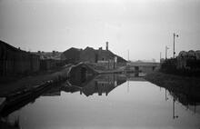 Belpar Bridge looking North, Wednesbury Old Canal 1965
