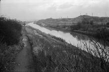 E from Blacklake bridge, Dartmouth Branch left, Ridgacre Branch, 10/12/66