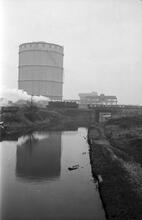 Western Railway Bridge from East, Swan Village, Ridgacre Branch 11/01/67