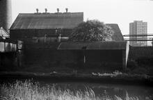 Looking S near Swan Bridge, Wednesbury Old Canal, 24/06/69
