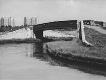 Crossover Bridge to Tame Valley Canal below Ocker Hill, 29 May 1966