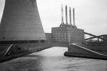 Ocker Hill Power Station at junction with the Tame Valley Canal 17/10/64