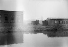 Ocker Hill Power Station wharf loco shed, Walsall Canal 31/12/66