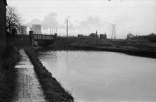 Railway Bridge and Hempole Lane Bridge, Walsall Canal, 10/03/67