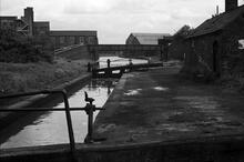 Ryders Green Top Lock, Walsall Canal, 27/05/72