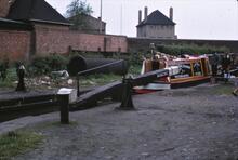 BCN Walsall Extension Canal. Walsall top lock No 1. 06/06/1965