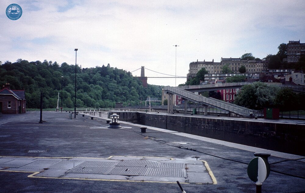 Cumberland Basin Entrance Lock No 2, Bristol Avon, June 1995 (Chris Clegg)