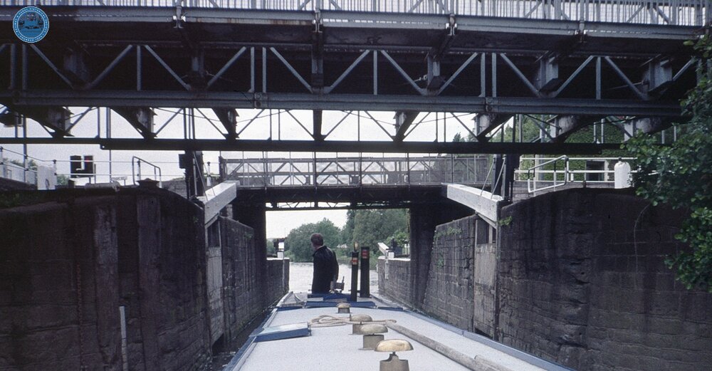 Netham Lock, Bristol Avon, June 1995 (Chris Clegg)