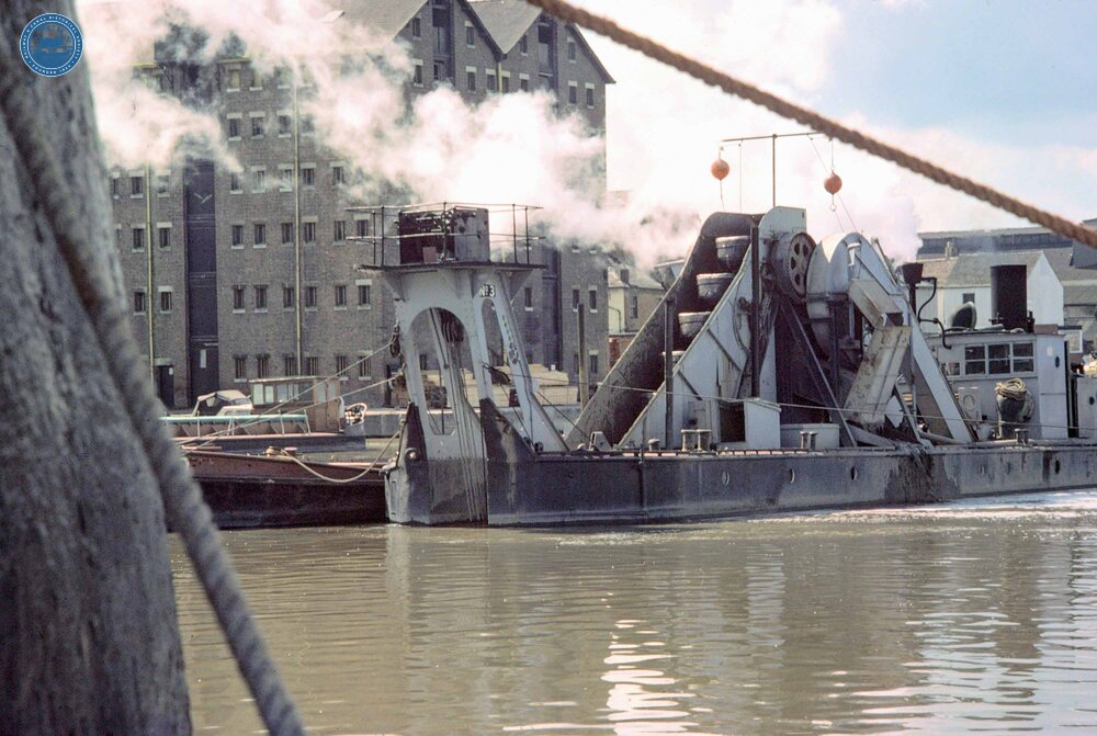Bucket Dredger. June 1976