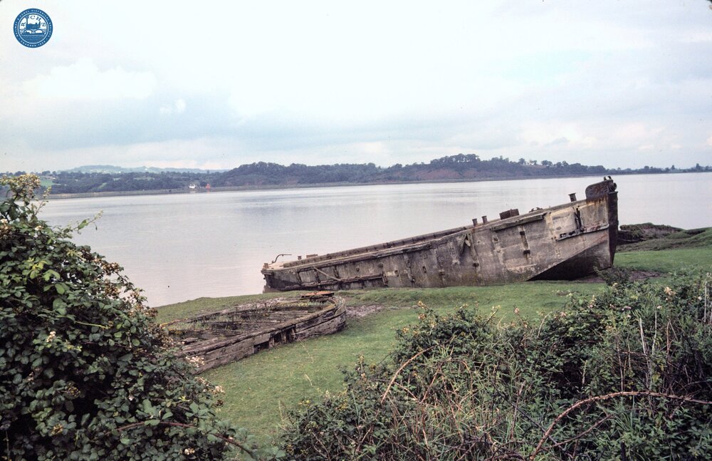 Ferro-Concrete Barges. Purton. August 1980