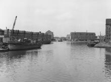 Main Basin of Gloucester Dock. May 1956