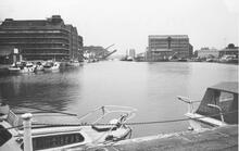 Main Basin, Gloucester Docks. 1980