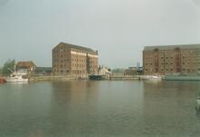 Gloucester Docks, Main Basin. 1988