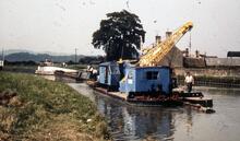 Dredger at Purton Lower Bridge