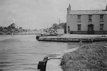 Saul Junction, Swing Bridge and Keepers House.