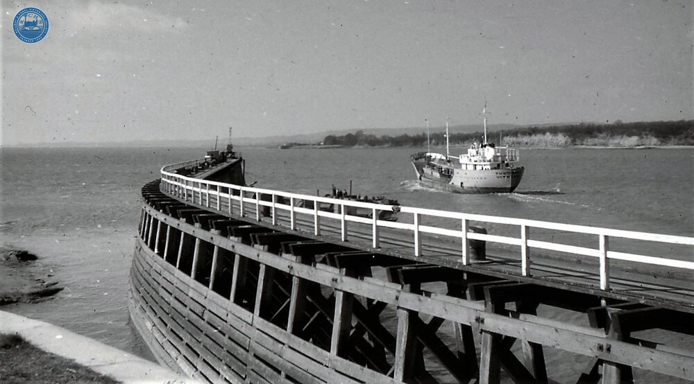 Entrance to Sharpness New Docks. 1967