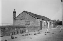 Stables near Old Dock entrance, Sharpness. August 1955