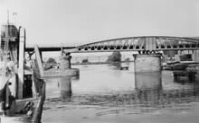 High Level Bridge, Sharpness New Dock. August 1955
