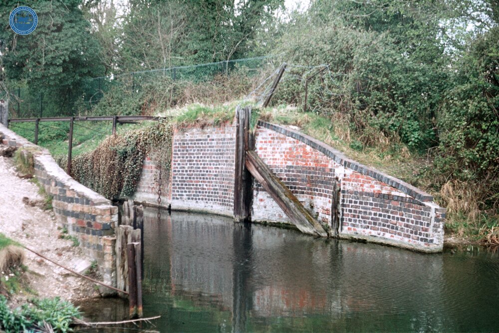 Aldermaston Lock. April 1975