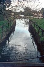 Aldermaston Lock. April 1975