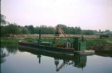 K&A Trust steam dredger, Reading, Kennet & Avon, May 1970