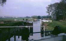 Sulhamstead Lock 100, Kennet & Avon Canal, May 1970