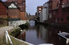 Newbury High Street  bridge, Kennet & Avon Canal, June 1970