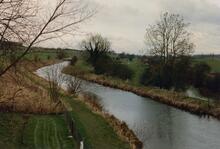 Oakhill Down Lock 68 and Bridge. 1989