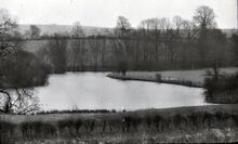Wilton Water from the off side of the canal by the pumping station. 