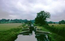 Benham Lock 82, Kennet & Avon Canal, July 1970