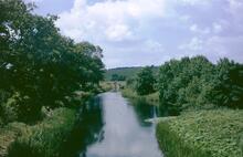 Froxfield Bottom Lock No. 70, from Froxfield Bridge, Kennet & Avon Canal, July 1970