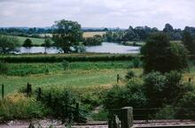 Wilton Water from Crofton Pumping Station, Kennet & Avon Canal, July 1970