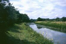 Summit level above Crofton Top Lock 55, Kennet & Avon Canal, July 1970